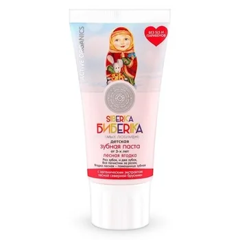 

Natura Siberica Паста зубная от 3-х лет "Лесная ягодка" Биберика Для мам и малышей