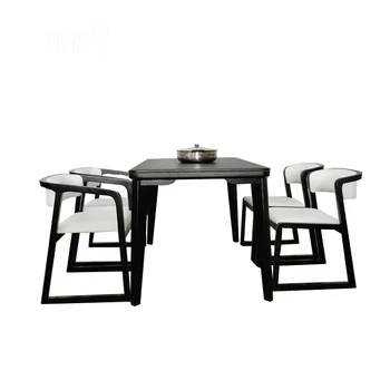

High Quality Modern Luxury Wood Dining Room Table And Chairs Dining Room Furniture 0406-CT898
