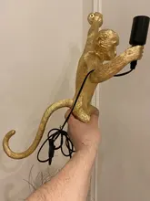 Light-Fixtures Pendant-Lamp Animal-Lighting Loft Hemp-Rope Cafe Gold E27 Black Resin