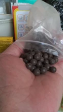 100 Uds 8mm bolas de tirachinas rodamientos barro caza Honda Bola de barro sólido tablero de dibujo de arcilla Bola de lodo de alta calidad