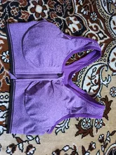 Underwear Sports-Bras Yoga-Shirts Running-Vest Athletic Fitness Women Padded Tops Zipper