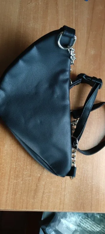 Sac Ceinture Cuir Femme Noir ASHLEY