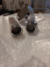 FOHEEL-Cabezal de ducha de mano ajustable, 3 modos, alta presión, ahorro de agua, un botón para detener el agua