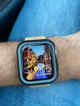 Cubierta suave para Apple Watch 44mm 40mm 42mm/38mm protector de silicona protector de shell accesorios iwatch Serie 6 5 4 3 SE 2 1