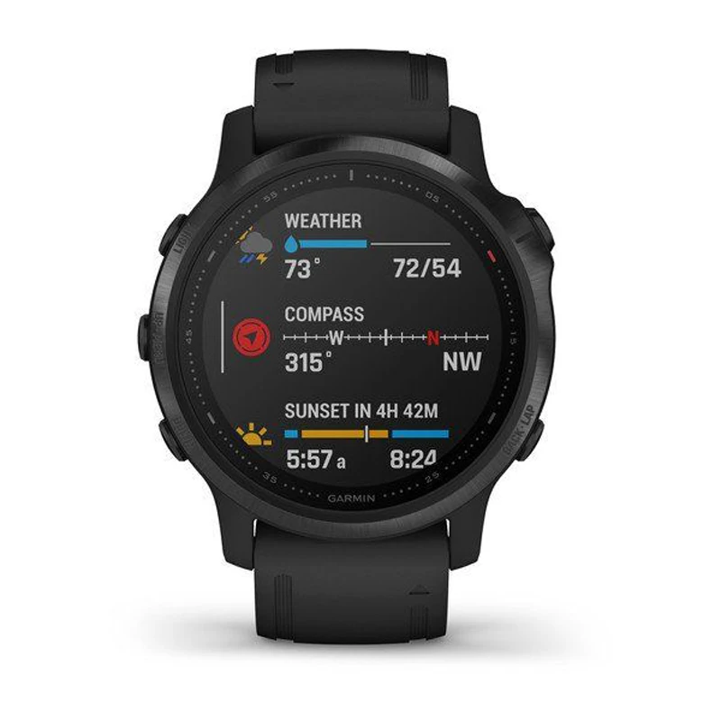 Смарт часы Garmin Fenix 6x Sapphire Carbon Gray GPS (010 02157 11) официальная гарантия 2 года спорт