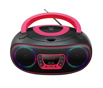

Cd player with Bt Denver Tlc-212 pink Smartphone multi accessories