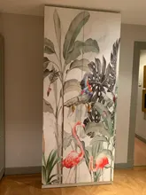 Wallpaper Living-Room Background-Wall 3D Custom And Mural Plants Tropical-Rainforest