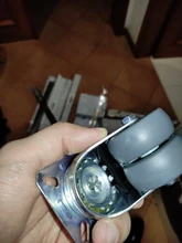 Casters Wheels Trolley Swivel Brake Soft-Rubber-Roller NAIERDI Heavy-Duty Platform 2inch