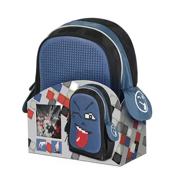 

Backpack naughty (pixel, with 3 pictures for assembling for boys) maxitoys mt-fu052018-3