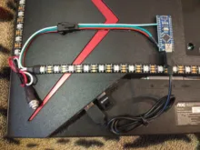 Strip-Light Led-Light-Strip Addressable WS2812B Black White Individually 67 PCB IP30