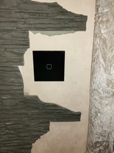 Glass-Switch-Panel Wall-Touch-Switch Minitiger 1-Gang Crystal 1-Way Eu/Uk-Standard 220-250V