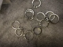 Doocna antiguo estrella plateada anillo de cristal flor anillo Punk tallada nudillo Anillos, Anillos para las mujeres 11 unids/set 4622