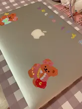 Mohamm-pegatinas de oso brillantes serie Milkjoy, decoración de papel de álbum de recortes, papelería creativa, estilo coreano, 1 ud.