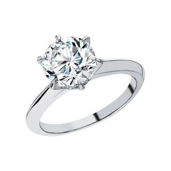 

Silver ring with cubic zirconia sunlight sample 925