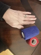 Vendaje elástico autoadhesivo para uso médico, cinta de envoltura deportiva colorida de 4,6 m para las articulaciones de los dedos y la rodilla, Kit de primeros auxilios para mascotas, 1 Uds.