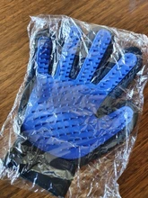 Nuevo juguete de Silicón para perro para cepillo guante Deshedding suave eficiente cuidado para mascotas guante baño para perros gato suministros de limpieza Accesorios