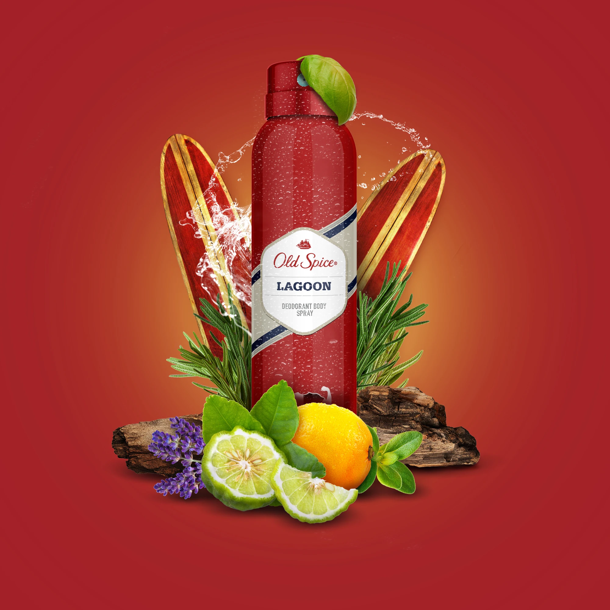 Аэрозольный дезодорант Old Spice Классический аромат Lagoon 150 мл