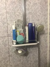 Bathroom Shelves Shampoo-Tray Storage-Holder Adjustable Zhangji High-Quality
