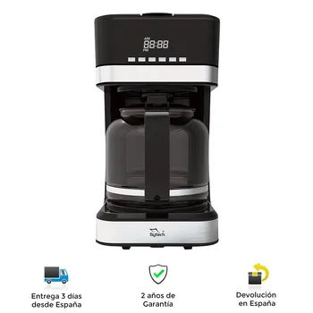 

Drip coffee maker, 15 cups, programmable, timer, 950w. (sytech)