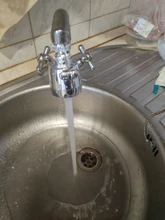 Kitchen Faucet Nozzle Sprayer Shower WATER-ROTATABLE-FILTER Stainless-Steel Splash-Proof