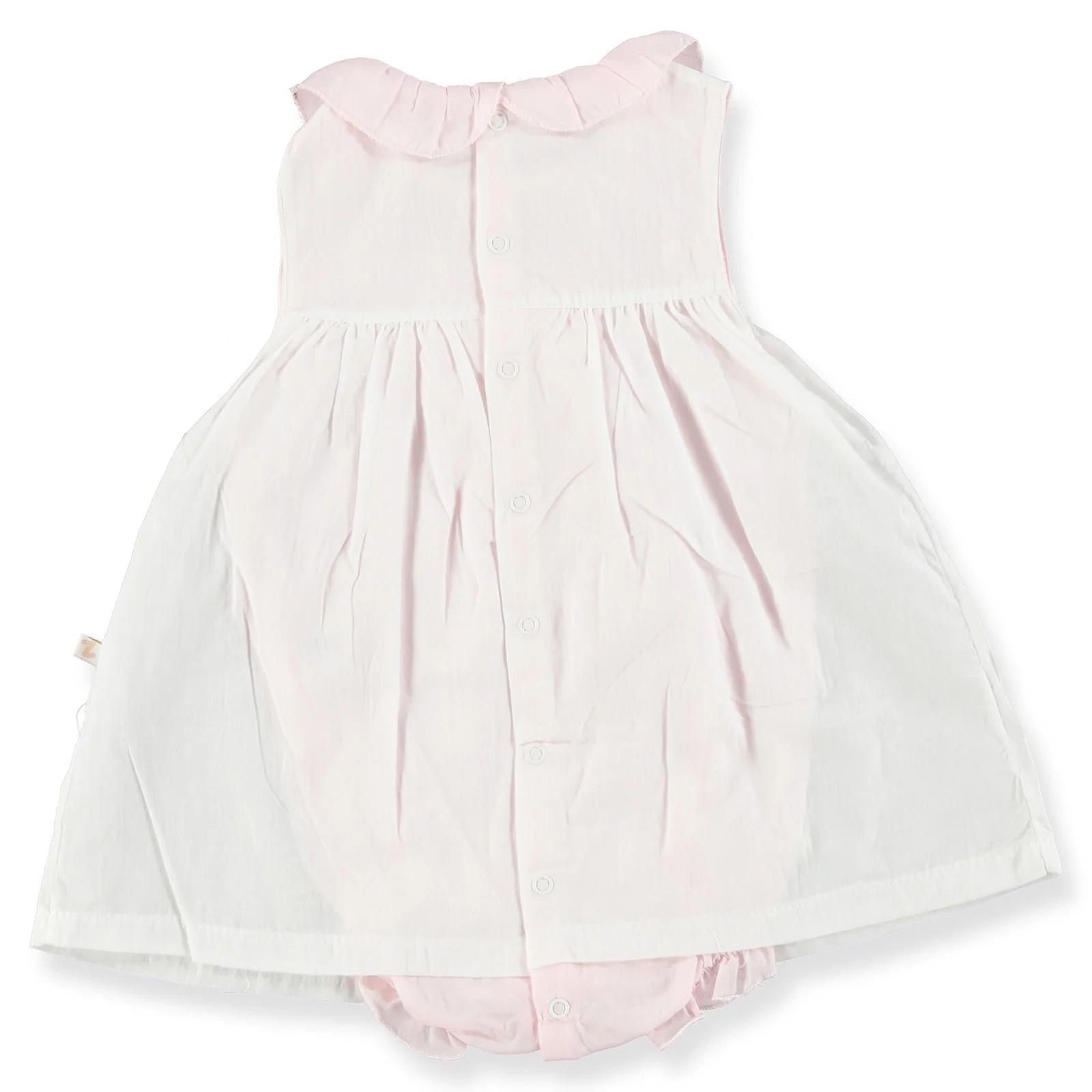 ebebek BabyZ Baby Girl Embroidered Sleeveless Dress Bodysuit