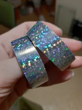 Cinta de papel de aluminio láser de calidad, álbum para recortes de fotos, cinta decorativa de 10m para la escuela y la Oficina