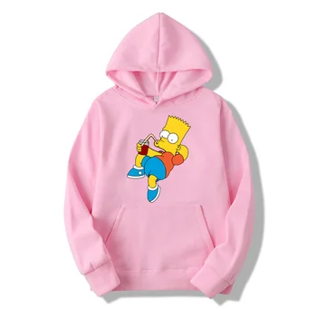 Bart simpson pink hoodie Clearance