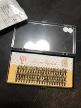 QSTY-Conjunto de pestañas postizas individuales, extensiones de pestañas largas naturales, 60 mechones/caja de maquillaje 20D visón Flare Cilio