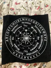 Mantel para Tarot, almohadilla de cartas de adivinación, péndulo, Tarot mágico, mesa de juegos de mesa