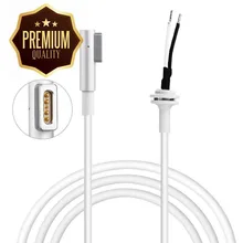 L-Tip Magsafe 1 Cable DC Repair Cord For Macbook Air / Pro Laptop Power Adapter Charger Power Cable 45W 60W 85W Replacement