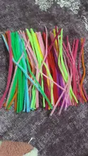 100 Uds 30cm limpiadores con puntas de chenilla para tubos niños juguete educativo de peluche colorido limpiador de Pipa juguetes artesanía de bricolaje hecha a mano suministros