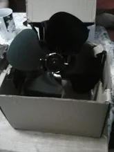 Wood Burner Stove-Fan Fireplace Heat-Powered 4-Blade Log Heat-Distribution Black Home