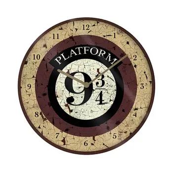 

HARRY POTTER-PLATFORM 9 wall clock 3/4 gift home Magic