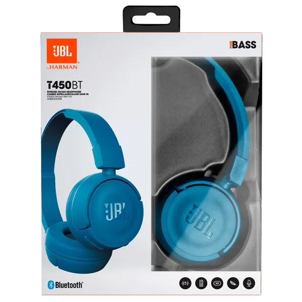 Наушники JBL T450BT Blue