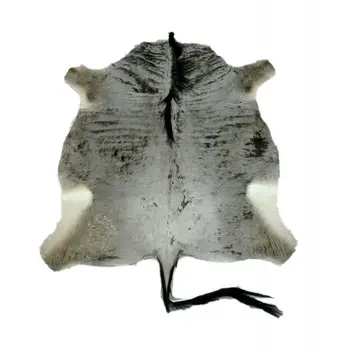

African wildebeest skin carpet 135x125 cm