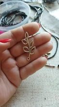 10 Uds rama encantos de Color plata antigua rama encantos colgantes para pulseras de abalorios de hojas joyería