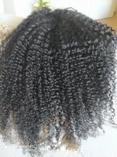 RESHINE-Peluca de pelo rizado de Mongolia, cabello humano con encaje frontal 13x4, 180%, 13x6, cierre de encaje rizado, prearrancado