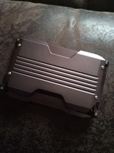 DIENQI-Tarjetero de Metal RFID para hombre, billetera minimalista con identificación de negocios, Tarjetero