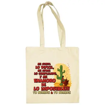 

Cloth bag I fall of the impossible customizable with name