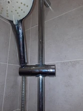 Rail-Bar-Holder Bracket-Replacement Bathroom-Accessories Slide Shower Adjustable Abs-Plastic