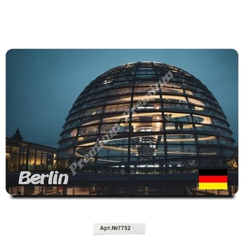 

Souvenir. Vinyl magnet "Berlin", Germany, (dimensions: 54x86mm). Free shipping.