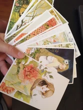 Rozen Maiden-30 hojas/juego, tarjeta de felicitación/mensaje/tarjeta de regalo de Sobre Carta de cumpleaños