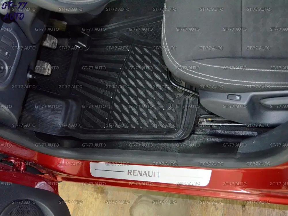 Guard covers of door sills for Renault Sandero- protective moldings 1 set/4 pcs interior material ABS plastic styling