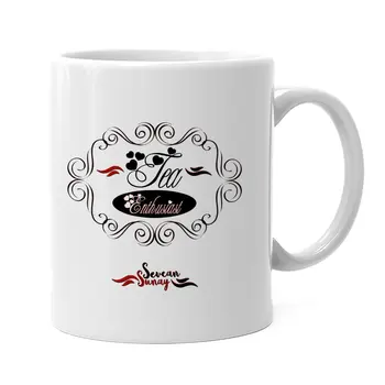 

Personalized Tea Buff White Mug Cup-1