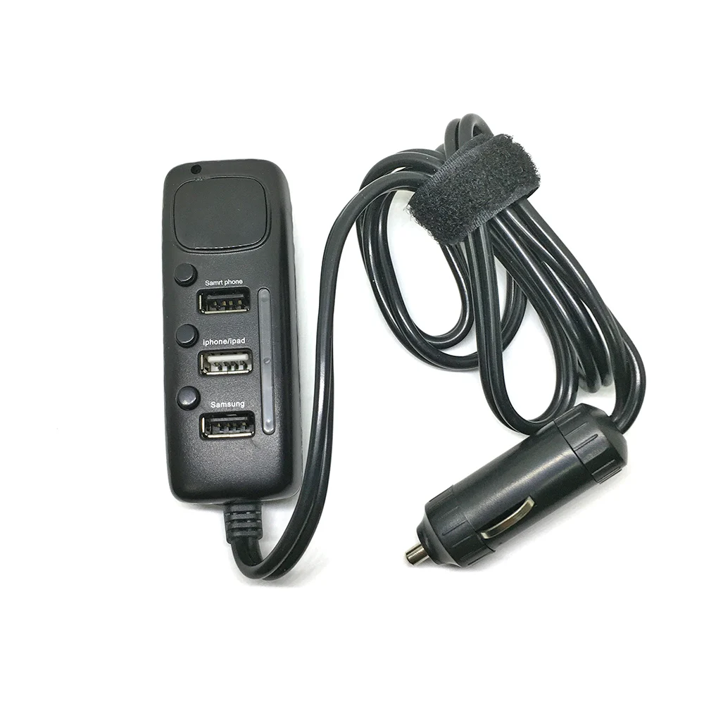 Car Charger Espada acu3 5 input DC 12-24V output 3xusb 5V 4200ma |