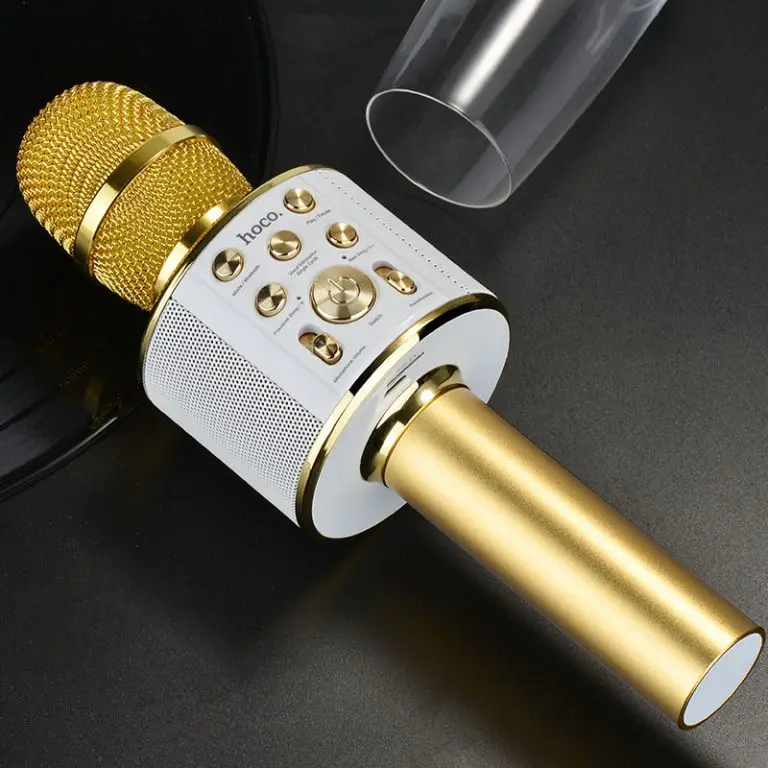 Hoco BK3 Karaoke Mikrofon Lautsprecher Bluetooth Musik Box 