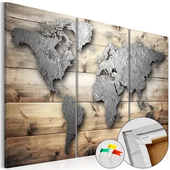 

Pictures of Cork-Doors to the World [Cork Map] - 120x80 cm