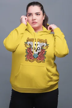 

Angemiel Wear Freedom Of Women Yellow Women 'S Hooded Sweatshirt