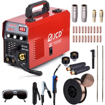 Buy JCD 220V 200A DC Inverter ARC Welder IGBT MMA Welding Machine LCD Digital Adjustable Welder For Home DIY Beginners Welder