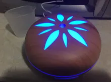 Essential-Oil-Diffuser Air-Humidifier Led-Lights Wood-Grain-Aroma-Diffuser Ultrasonic